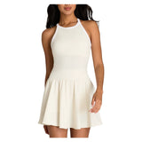 Women's On the Daily Perforated Tennis Dress Sandrift, Wilson, Sandrift, Tennis Express, WE00194W002001-F26-SANDRIFT-1