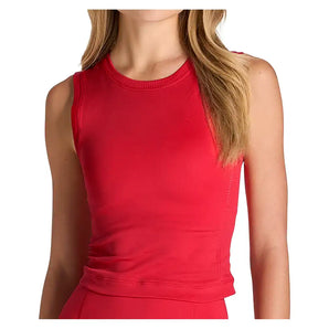 Women's Pro Seamless Pointelle Tennis Tank Varsity Red,Apparel,Wilson,Varsity Red,XS,Tennis Express,WE00240R044001-F26-3
