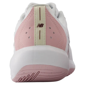 Women's FuelCell 696v7 D Width Tennis Shoes White and Pink Chalk,Footwear,New Balance,,,Tennis Express,WH6961WC-4