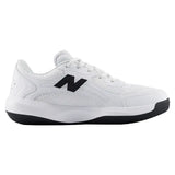 Women's FuelCell 696v7 D Width Tennis Shoes White and Black,Footwear,New Balance,,,Tennis Express,WH69637Z-2