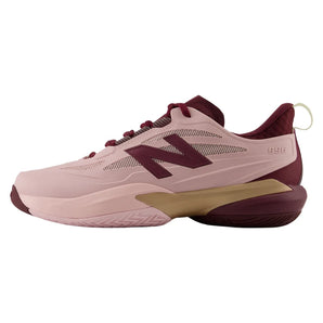 Women's FuelCell 996v7 B Width Tennis Shoes Pink Chalk and Podium Red, New Balance, Tennis Express, WH996458B-F26-1
