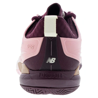 Women's FuelCell 996v7 D Width Tennis Shoes Pink Chalk and Podium Red,Footwear,New Balance,,,Tennis Express,WH996458D-F2603copy