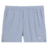 Men's Volley Unlined 6 Inch Tennis Short Blue Fog,Apparel,Wilson,Blue Fog,S,Tennis Express,WM00008411LBB-1