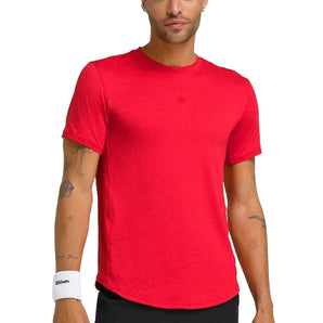 Men's Everyday Performance Tennis Tee Infrared-Apparel-Wilson-WM00011511-Tennis Express
