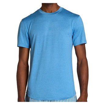 Men's Everyday Tennis Performance Tee Ally Blue,Apparel,Wilson,,,Tennis Express,WM00011U112001-2