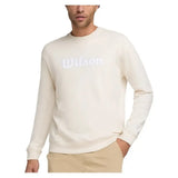 Men's Parkside Crew Classic Tennis Long Sleeve-Apparel-Wilson-WM00108-B-S-Tennis Express