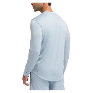 Men's Everyday Performance Long Sleeve Tennis Tee Blue Fog,Apparel,Wilson,,,Tennis Express,WM00220411LBB-4