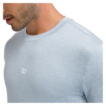 Men's Everyday Performance Long Sleeve Tennis Tee Blue Fog,Apparel,Wilson,,,Tennis Express,WM00220411LBB-6