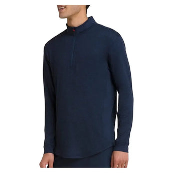 Men's Everyday Performance Half-Zip Classic Navy-Apparel-Wilson-WM00305411-DBCB-2-Tennis Express
