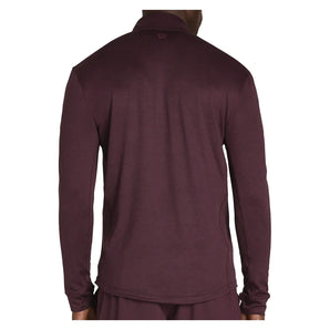 Men's Everyday Tennis Performance Half-Zip Fig, Wilson, Tennis Express, WM00305R043001-F26-1
