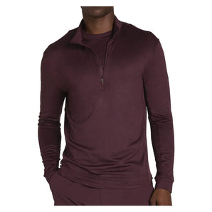 Men's Everyday Tennis Performance Half-Zip Fig, Wilson, Fig, Tennis Express, WM00305R043001-F26-FIG-1