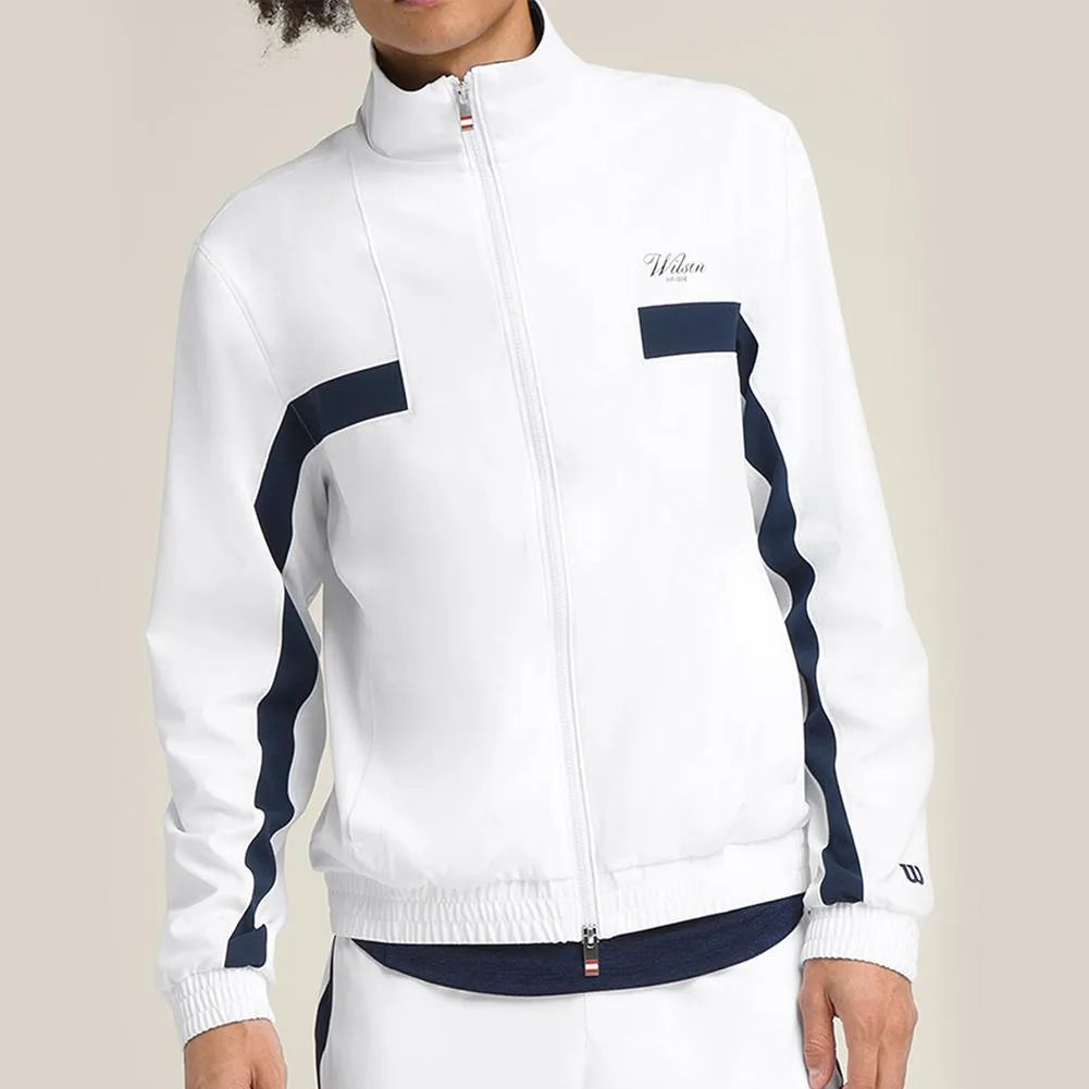 Wilson Men's Grand Slam Tennis Jacket Bright White | Tennis Express