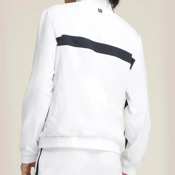 Men's Grand Slam Tennis Jacket Bright White-Apparel-Wilson-WM00316411WTA_1-Tennis Express