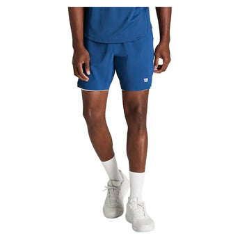 Men's Tournament 7 Inch Unlined Tennis Short V2 Blue Quartz,Apparel,Wilson,,,Tennis Express,WM00502U043001-F26-5