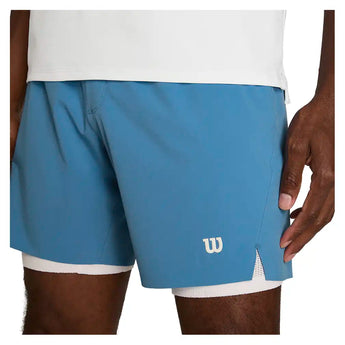 Men's Tournament 7 Inch Unlined Tennis Short V2 Ally Blue,Apparel,Wilson,,,Tennis Express,WM00502U112001-F26-7