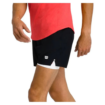 Men's Tournament 5 Inch Tennis Short V2-Apparel-Wilson-WM00503511-B-B2k-Tennis Express