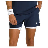 Men's Tournament 5 Inch Tennis Short V2-Apparel-Wilson-WM00503511-B-Black-Tennis Express