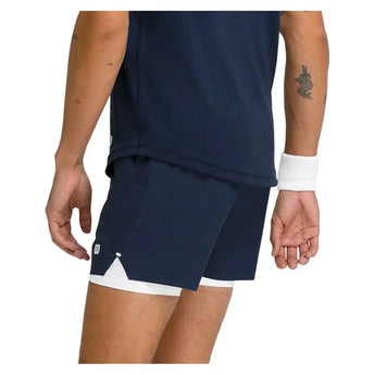Men's Tournament 5 Inch Tennis Short V2-Apparel-Wilson-WM00503511-B-Navy3-Tennis Express