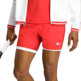 Men's 7 inch Unlined Tournament V2 Tennis Short Infrared-Apparel-Wilson-WM00503511RDB-1-Tennis Express