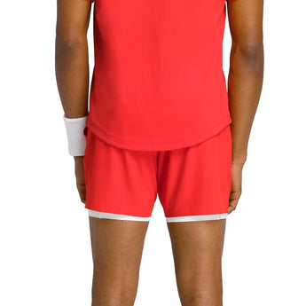 Men's 7 inch Unlined Tournament V2 Tennis Short Infrared-Apparel-Wilson-WM00503511RDB-2-Tennis Express