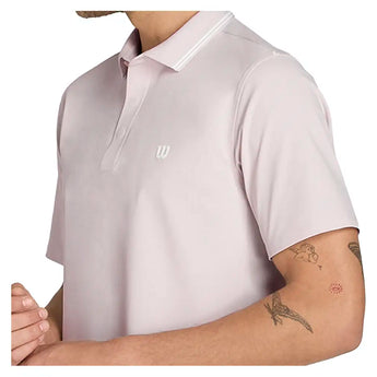 Men's Challengers Technical Tennis Polo Lilac Ash,Apparel,Wilson,,,Tennis Express,WM00507L013001-6