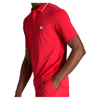 Men's Challengers Technical Tennis Polo Varsity Red,Apparel,Wilson,,,Tennis Express,WM00507U043001-F26-5_aa45e39b-0d68-4a4f-a370-7c9be7c0fdd0
