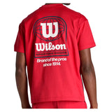 Men's Classic Graphic Tennis Tee Varsity Red,Apparel,Wilson,,,Tennis Express,WN00016R044001-F26-4
