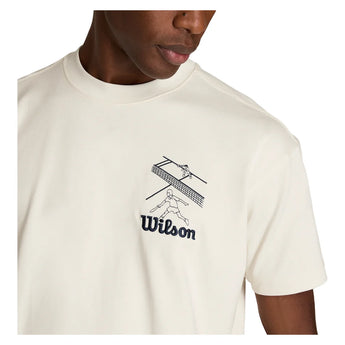 Men's Classic Graphic Tennis Tee Sandrift and Rain, Wilson, Tennis Express, WN00016W002003-F26-4