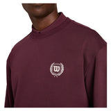 Men's Playstate Crew Tennis Sweatshirt Fig, Wilson, Tennis Express, WN00049R043001-F26-3