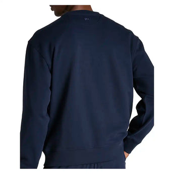 Men's Playstate Tennis Crew Sweatshirt Classic Navy and Varsity Red,Apparel,Wilson,,,Tennis Express,WN00049U001002-F26-4