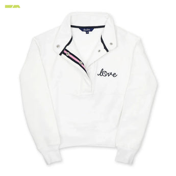 Women's Warmup Pullover-Apparel-Ame and Lulu-WP-1-white-Tennis Express