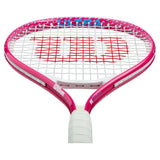 Ultra Power Junior 25 Prestrung Tennis Racquet Pink-Racquets-Wilson-WR187510U_3-Tennis Express