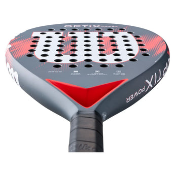 Optix V2 Power Red 2 Padel Racket-Padel Racquets-Wilson-WR190811U2-3-Tennis Express