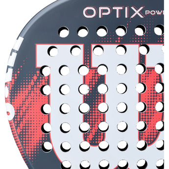 Optix V2 Power Red 2 Padel Racket-Padel Racquets-Wilson-WR190811U2-4-Tennis Express