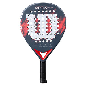 Optix V2 Power Red 2 Padel Racket-Padel Racquets-Wilson-WR190811U2-Tennis Express