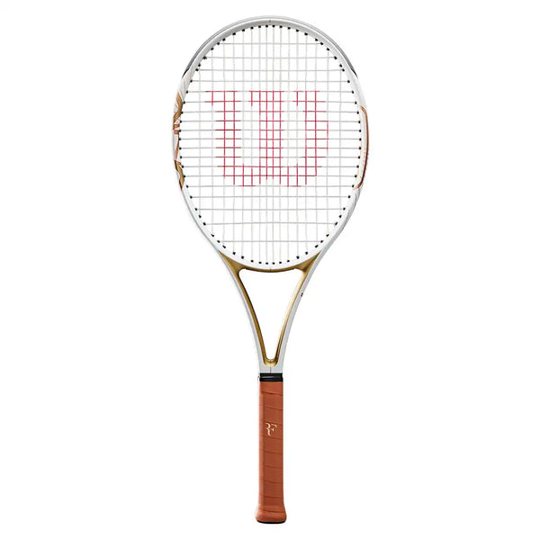 RF 01 Hall of Fame Tennis Racquet,Racquets,Wilson,White,2 - 4 1/4,Tennis Express,WR217411U2-1