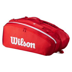 Super Tour 2025 15 Pack Tennis Bag Red-Bags-Wilson-WR8036601_0-Tennis Express