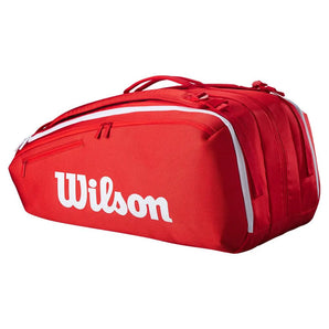 Super Tour 2025 15 Pack Tennis Bag Red-Bags-Wilson-WR8036601_1-Tennis Express