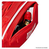 Super Tour 2025 9 Pack Tennis Bag Red-Bags-Wilson-WR8036701001-5-Tennis Express