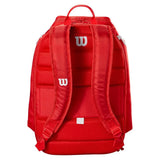 Super Tour 2025 Tennis Backpack Red-Bags-Wilson-WR8036901001-3-Tennis Express