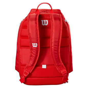 Super Tour 2025 Tennis Backpack Red-Bags-Wilson-WR8036901001-3-Tennis Express