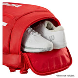 Super Tour 2025 Tennis Backpack Red-Bags-Wilson-WR8036901001-4-Tennis Express