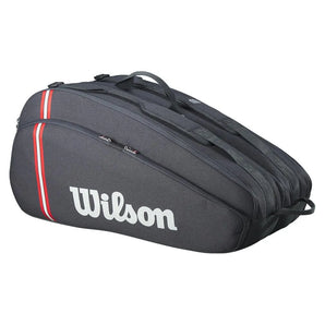 Tour 12 Pack Tennis Racquet Bag Black-Bags-Wilson-WR8037301001-1-Tennis Express