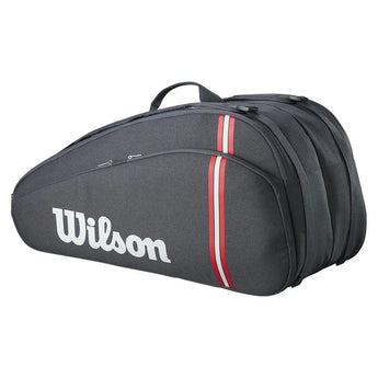 Tour 12 Pack Tennis Racquet Bag Black-Bags-Wilson-WR8037301001-2-Tennis Express
