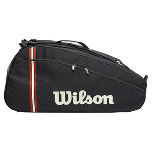 Tour 12 Pack Tennis Racquet Bag Black-Bags-Wilson-WR8037301001-_5-Tennis Express