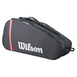 Tour 6 Pack Tennis Racquet Bag Black-Bags-Wilson-WR8037501001-1-Tennis Express