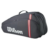 Tour 6 Pack Tennis Racquet Bag Black-Bags-Wilson-WR8037501001-2-Tennis Express