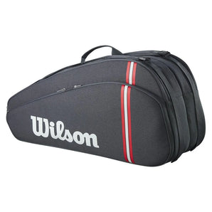 Tour 6 Pack Tennis Racquet Bag Black-Bags-Wilson-WR8037501001-2-Tennis Express