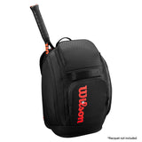 Clash V3 Tennis Backpack Black and Infrared-Bags-Wilson-WR8037901001-4-4-[Sku]-Tennis Express