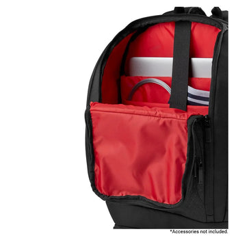 Clash V3 Tennis Backpack Black and Infrared-Bags-Wilson-WR8037901001-8-8-[Sku]-Tennis Express